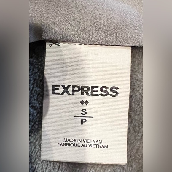 Express Barcelona Reversible Cami Black Gray V-Neck Racerback Tank Top small - Picture 8 of 9